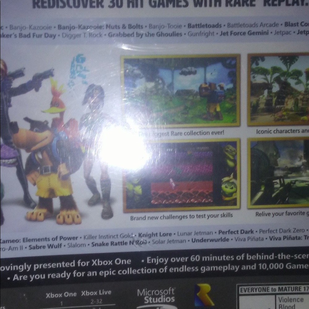 Xbox one rare replay 30+games